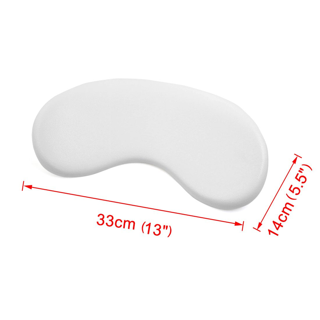 Ruilogod White Waterproof Home Spa Bath Pillow for Relaxation Experience 13 Inch x 5.5 Inch (id: 255 2cb 18d f4a d20 Beauty and Personal Care Ruilogod