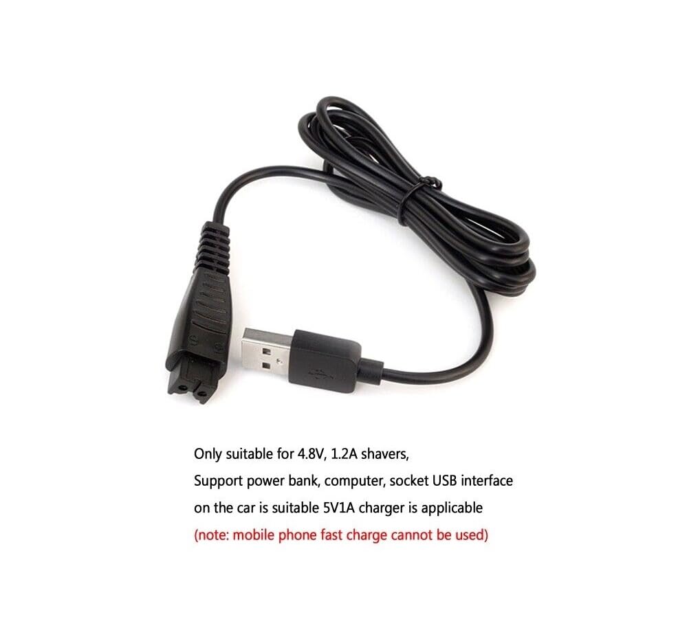 4.8V Electric Shaver Charger USB Charging Cable for Panasonic RE7-87 RE7-27 RE7-51 RE7-59 RE7-68 RE7-72 ES8043 ES8045 ES8047 Power Cord AC Adapter Beauty and Personal Care Diertudmy