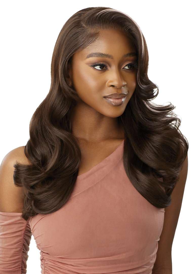 Outre Lace Front Wig - Perfect Hair Line 13X6 - Kihara (DRFF4/COPPER BALAYAGE)
