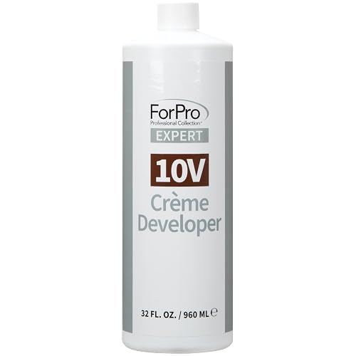 ForPro Expert 10 Volume Crème Developer, 32 Fl Oz - for Hair Lightening, Gray Coverage & Color Deposit with Minimum Lift Beauty & Personal Care ForPro Professional Collection