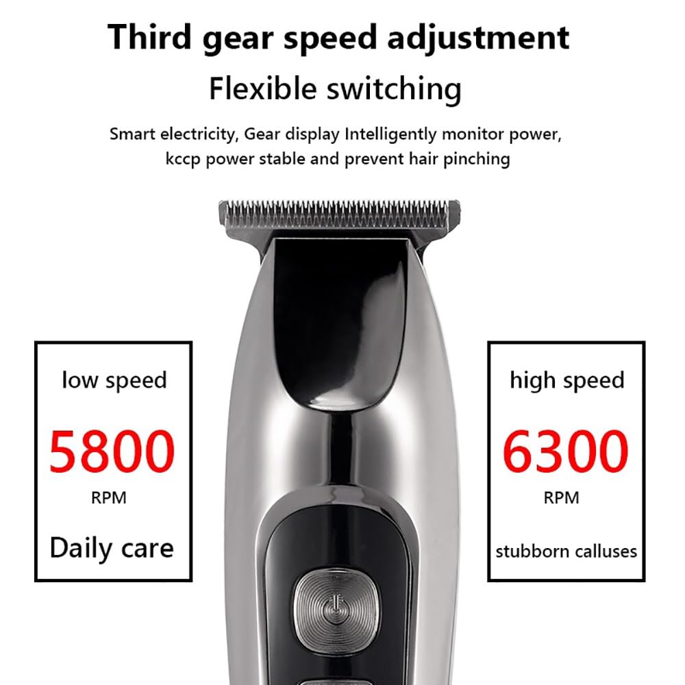 GLESVOWIO Hair Clippers for Men Barber Shop Hair Clipper Professional Hair Trimmer for Men Beard Electric Cutter Hair Cutting Machine Haircut Cordless Beauty and Personal Care GLESVOWIO