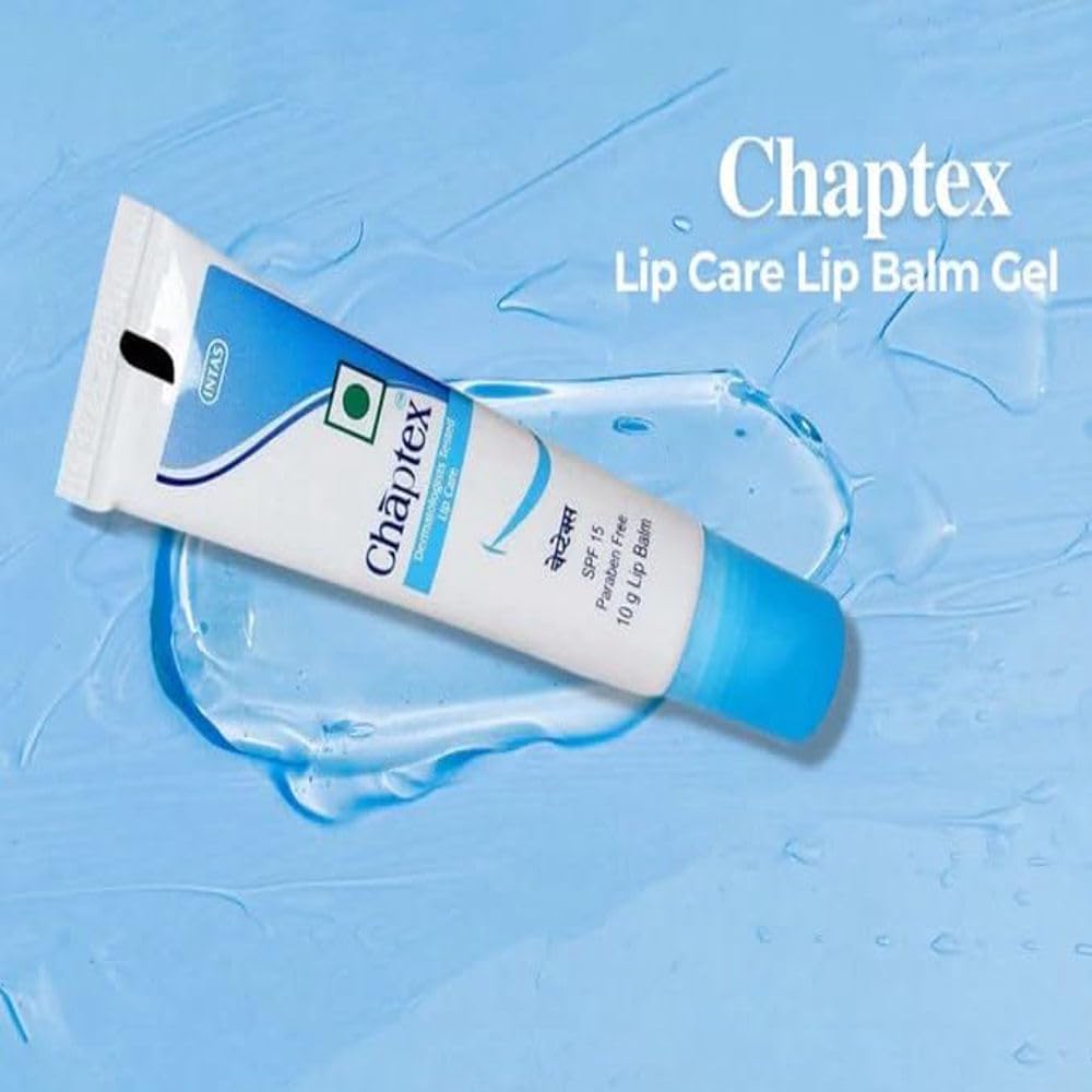 Chaptex Lip Balm SPF 15 10g - Paraben Free Moisturizing Lip Care - Dermatologist Tested - UV Protection for Dry, Chapped Lips - Pack of 2 Beauty and Personal Care Chaptex
