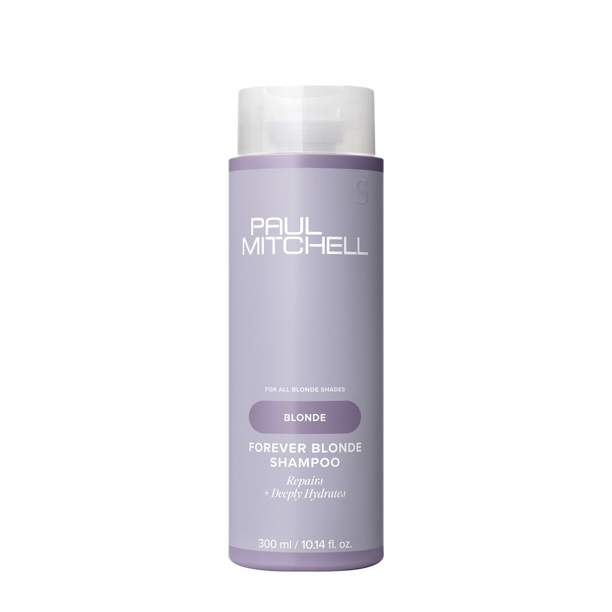 Paul Mitchell Forever Blonde Shampoo, Repairs + Deeply Hydrates, Ideal For Bleached + Lightened Hair, 10.14 fl oz