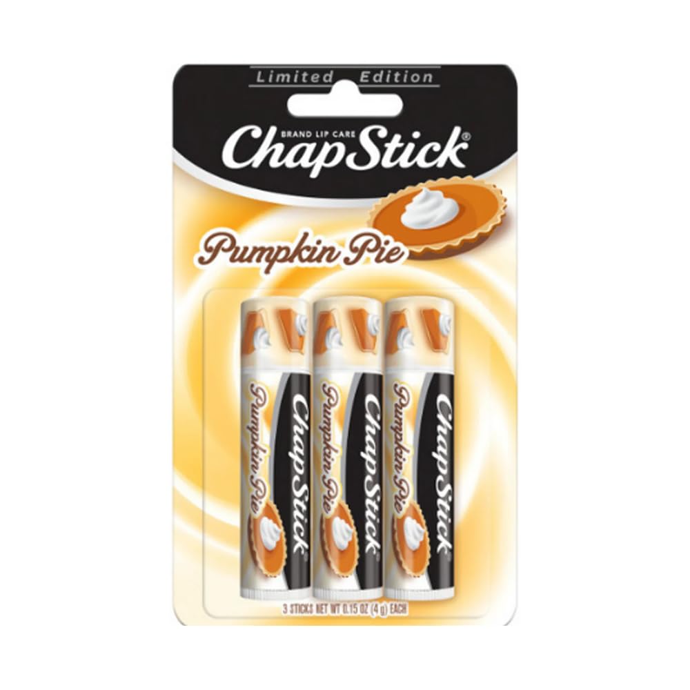 Chapstick Limited Edition Pumpkin Pie (Triple Pack) Beauty & Personal Care ChapStick