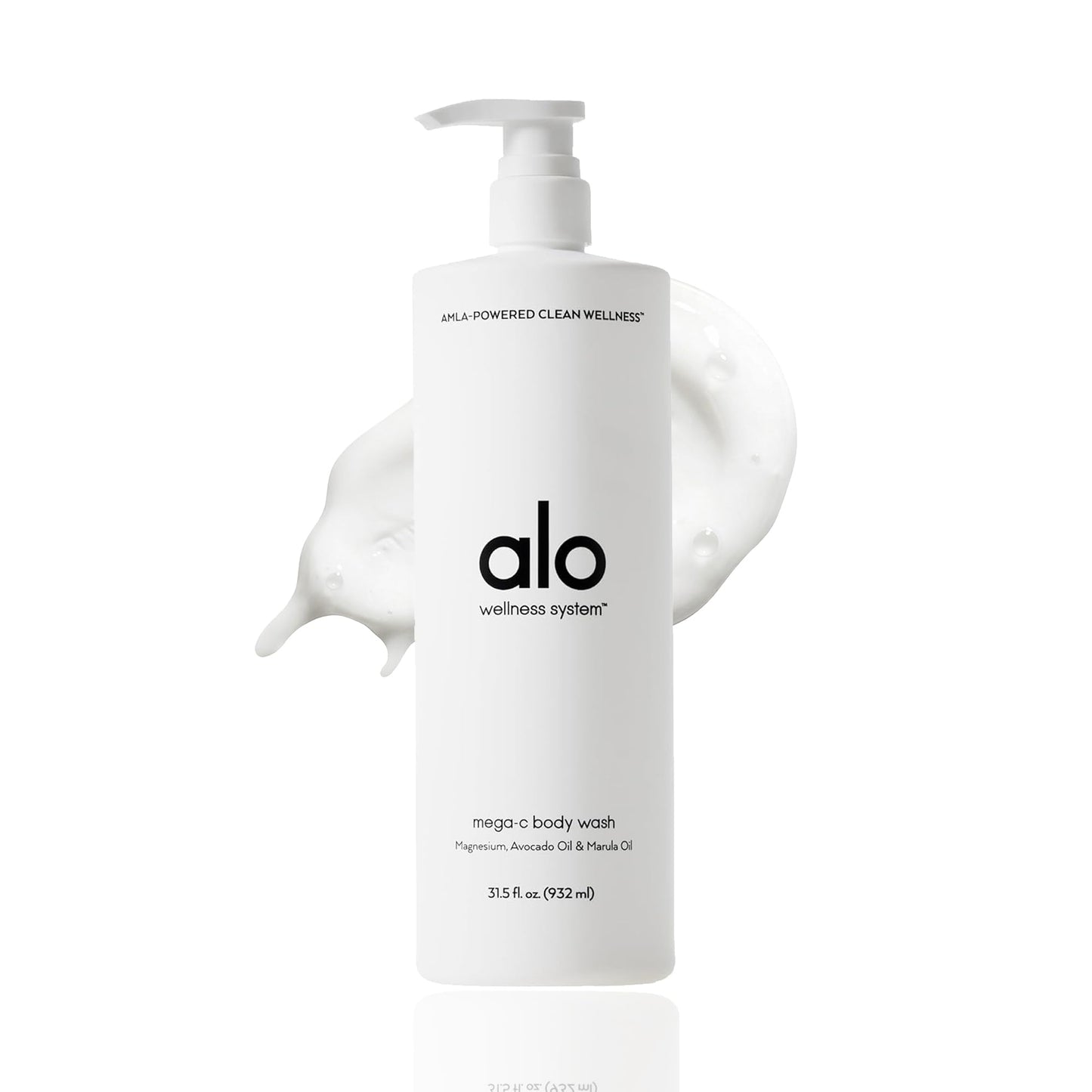Alo Mega-C Magnesium Body Wash | Stress Relief, Muscle Recovery & Skin Nourishment | Aloe, Vitamin E & Marula Oil | Citrus Scent | 31.5 fl. Oz Beauty & Personal Care Alo