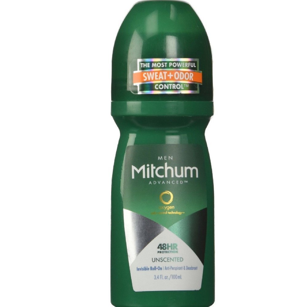 Mitchum Anti-Perspirant & Deodorant Roll-On, Triple Odor Defense, 48HR Protection, Unscented 3.4 FL OZ - 9 Pack Beauty and Personal Care Mitchum