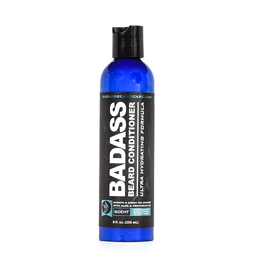 Badass Beard Care Beard Conditioner For Men - MINT, EUCALYPTUS & TEA TREE, 8oz - Made of Natural Ingredients for A Healthy, Soft, & Itch Free Beard Beauty & Personal Care Badass Beard Care
