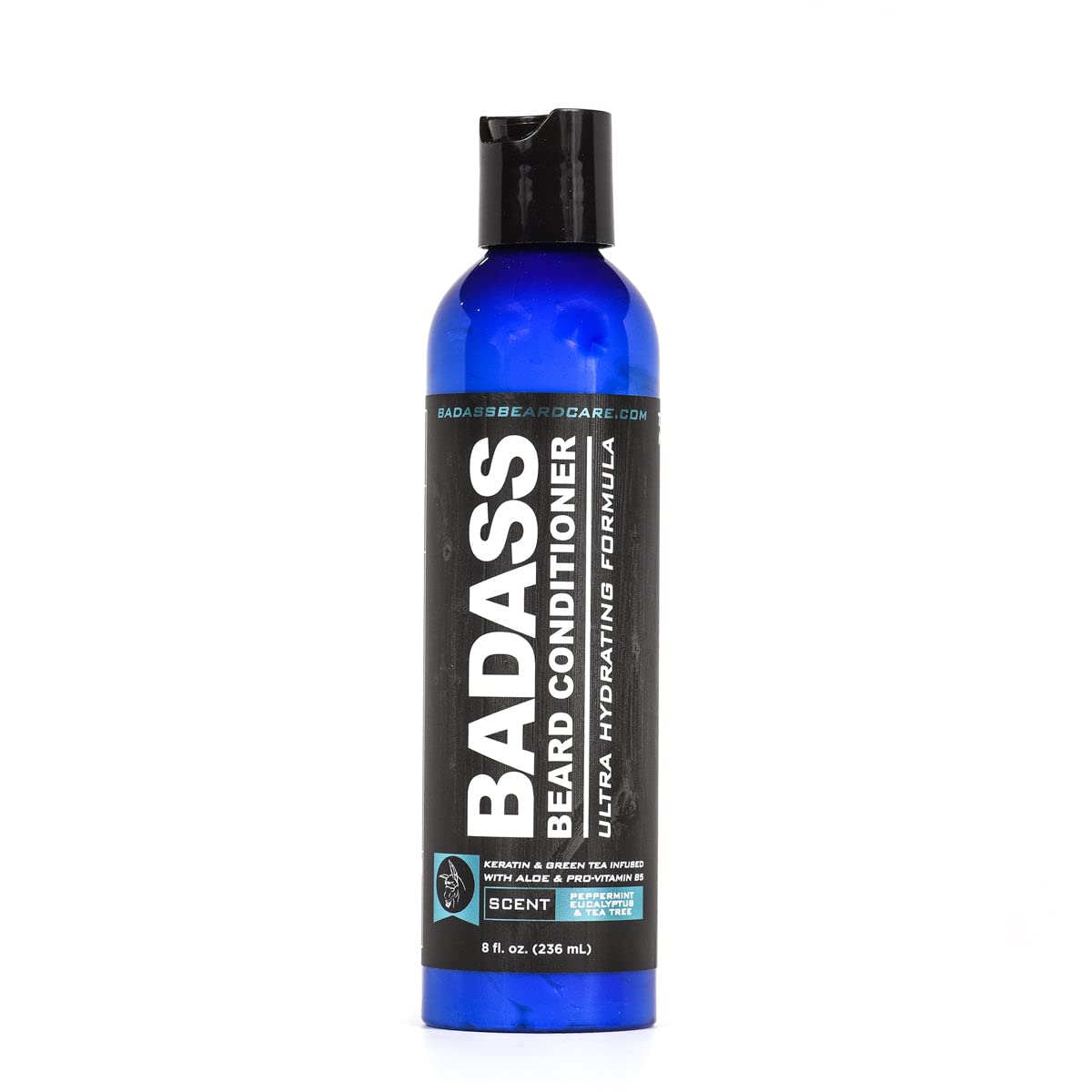 Badass Beard Care Beard Conditioner For Men - MINT, EUCALYPTUS & TEA TREE, 8oz - Made of Natural Ingredients for A Healthy, Soft, & Itch Free Beard Beauty & Personal Care Badass Beard Care