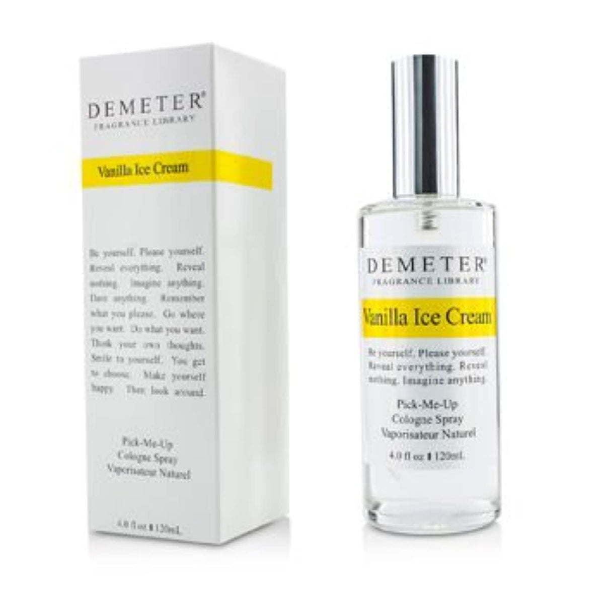 Demeter Vanilla Ice Cream For Women. Pick-me Up Cologne Spray 4.0 Oz Beauty & Personal Care DEMETER
