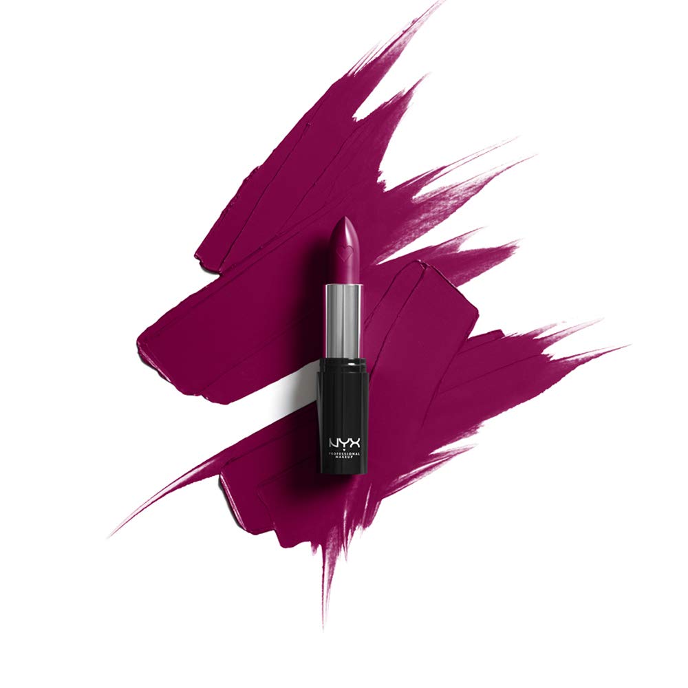 NYX PROFESSIONAL MAKEUP Shout Loud Satin Lipstick, Infused With Shea Butter - Dirty Talk (Bright Berry) Beauty & Personal Care NYX PROFESSIONAL MAKEUP