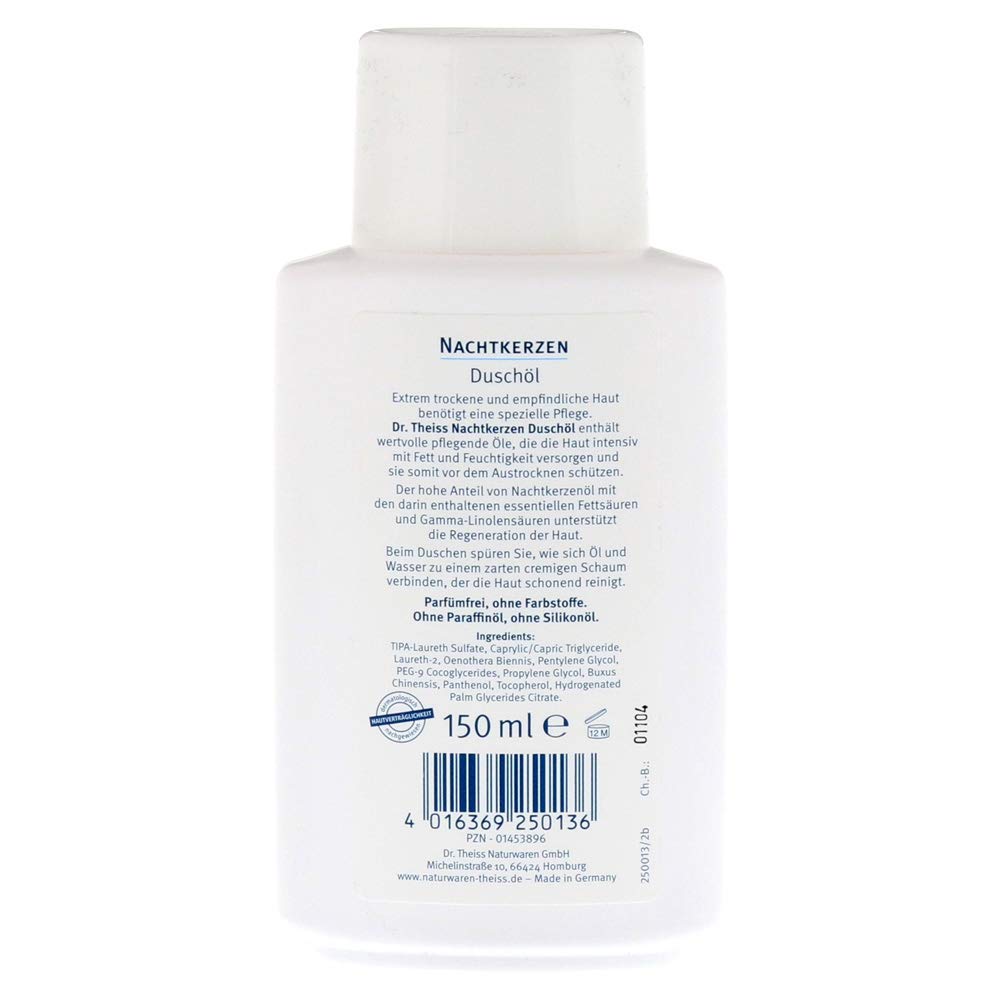 Dr. Theiss Nachtkerzen - SHOWER OIL 150ml. by Nachtkerzen Beauty & Personal Care Nachtkerzen