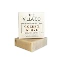 The Villa Co - Golden Grove | 4.5oz Exfoliating Body Bar for Women & Men | Artisan Made in USA | Natural Ingredients | Goats Milk Beauty & Personal Care The Villa Co