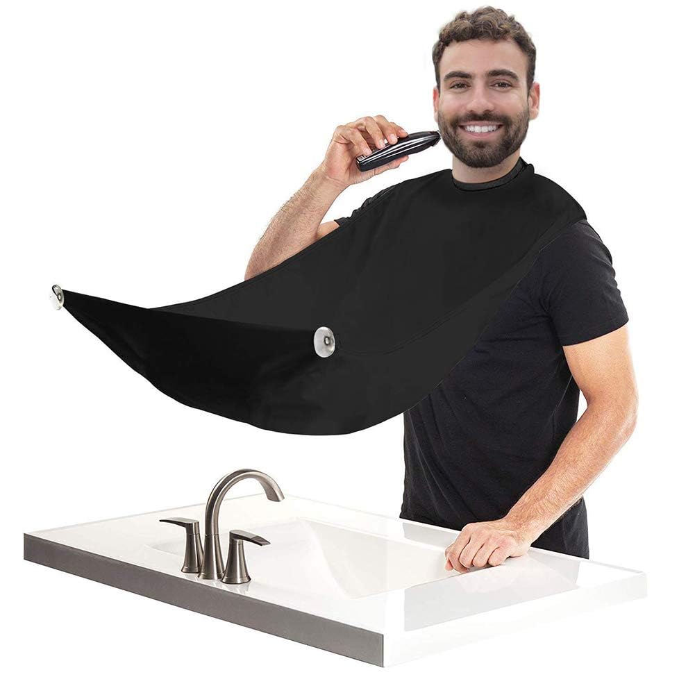Fussel Beard Shave Apron Bib Trimmer Holder Rack for Men. Beauty and Personal Care Fussel