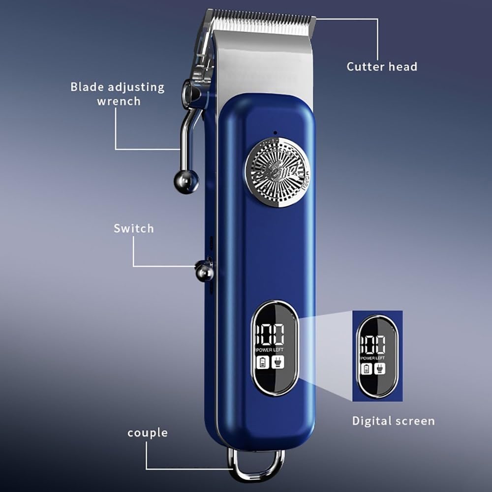HEYLZBKCF Mens Hair Clippers Professional Trimmer Machine Adjustable Men's Electric Clipper USB Rechargeable Barber Beauty and Personal Care HEYLZBKCF