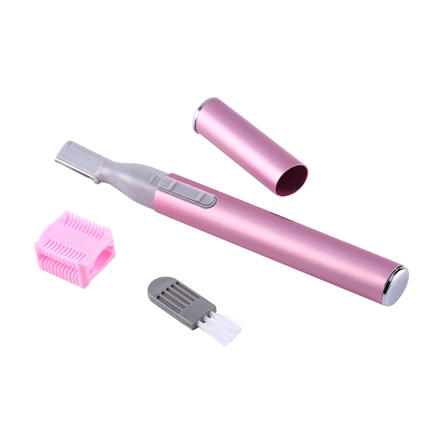 Akozon New Portable Electric Face Eyebrow Hair Body Blade Shaver r Trimmer Beauty Pink Beauty and Personal Care Akozon