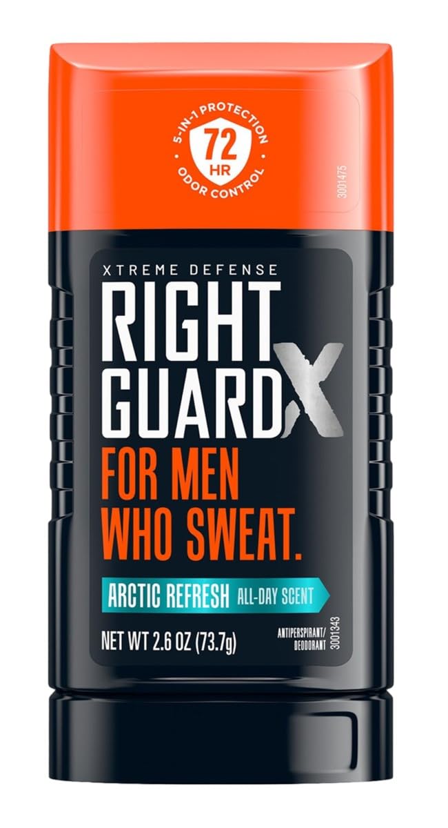 Right Guard Xtreme Defense Arctic Refresh Solid 2.6 Ounce Men Beauty and Personal Care Right Guard