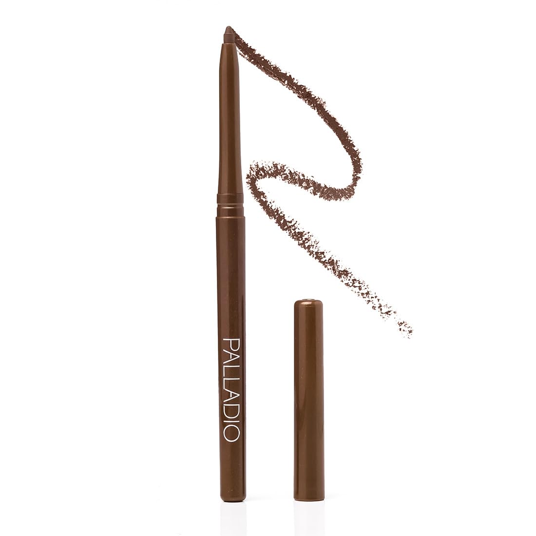 Palladio Retractable Waterproof Eyeliner, Richly Pigmented Color and Creamy, Slip Twist Up Pencil Eye Liner, Smudge Proof Long Lasting Application Beauty & Personal Care Palladio