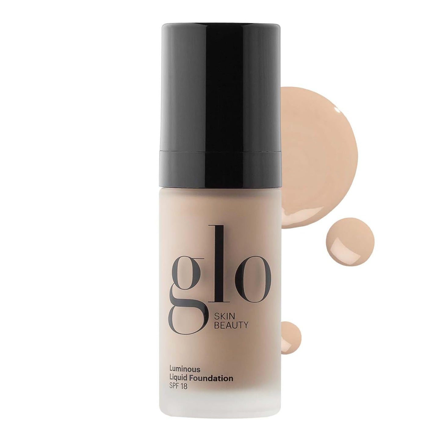 Glo Skin Beauty Luminous Liquid Mineral Foundation Makeup with SPF 18 (Naturelle) - Improves Uneven Skin Tone, Smooths & Corrects Imperfections Beauty & Personal Care Glo Skin Beauty