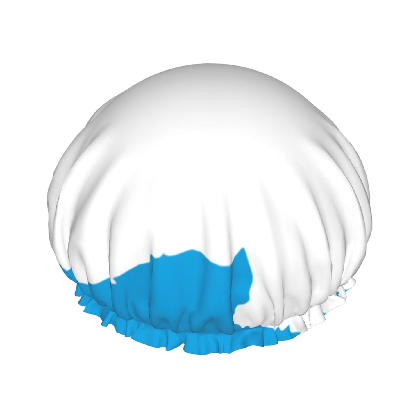 Antarctica Flag Prints Shower Cap Double Layer Lined Waterproof Bathing Shower Hat Beauty and Personal Care Hayyett