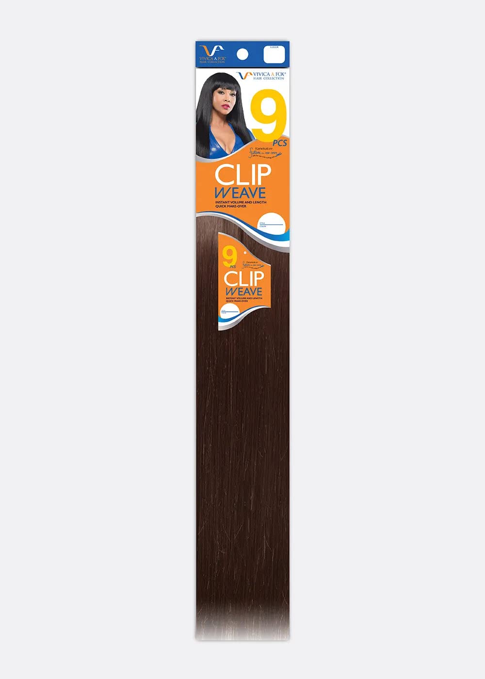 Vivica A. Fox CLIPW14-V New Futura Fiber, Clip-in Extension in Color P43033