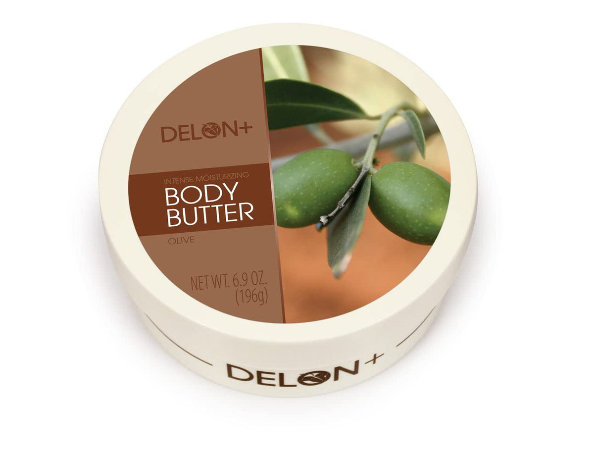 DELON Intense Moisturizing Body Butter, Olive with Olive Oil & Vitamin E, 6.9 oz (Pack of 4) Beauty & Personal Care DELON