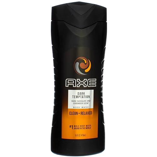 Axe Shower Gel, Dark Temptation 16 oz (Pack of 5) Beauty & Personal Care AXE