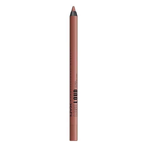 NYX PROFESSIONAL MAKEUP Line Loud Lip Liner, Longwear and Pigmented Lip Pencil with Jojoba Oil & Vitamin E - Ambition Statement (Warm Peach Brown) Beauty & Personal Care NYX PROFESSIONAL MAKEUP
