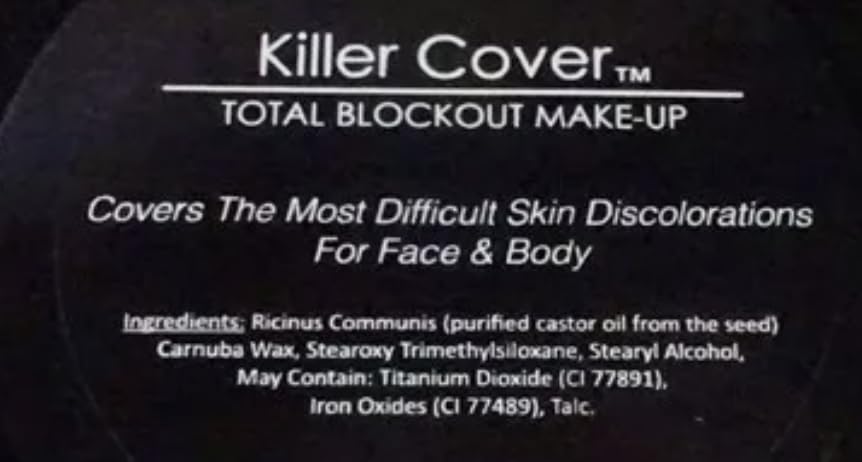 Killer Cover - Full Coverage Concealer (Classic Palette) Cover Bruises, Tattoos, Age Spots, Vitiligo, Birthmarks & More