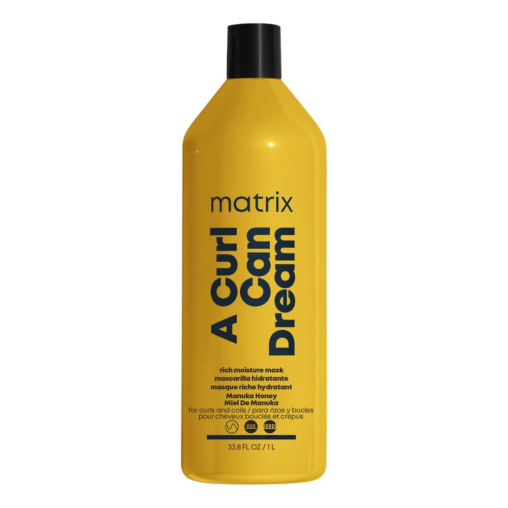Matrix A Curl Can Dream Rich Mask | Hydrating & Deep Conditioning Leave-In Mask | Curly & Coily Hair | Sulfate & Paraben Free | Preserves Curl Pattern Beauty & Personal Care MATRIX