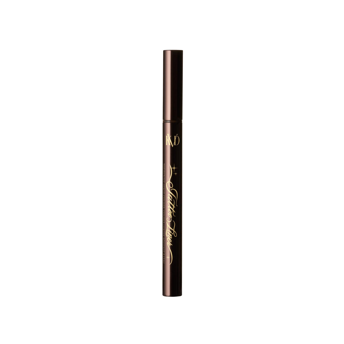 KVD Tattoo Liner - Mad Max Brown - Rich Chocolate Brown, Waterproof Liquid Eyeliner, Ultra?Precise Brush Tip, Smudge?Resistant All?Day Wear, Vegan &
