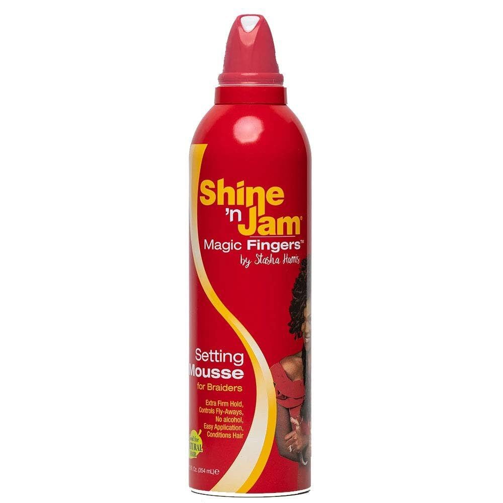 Shine N Jam Magic Fingers For Braiders Setting Mousse 12 Ounce (354ml) Beauty & Personal Care AmPro