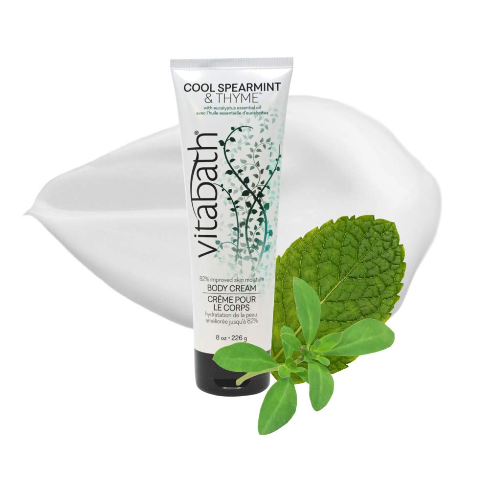Vitabath Body Cream, Cool Spearmint & Thyme, 8 Fluid Ounce Beauty & Personal Care Vitabath