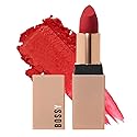 Bossy Cosmetics Vegan Lipstick for Women, Matte, Long Lasting, Hydrating Lip Stick with Vitamin E and Watermelon Seed Oil, Vegan Makeup, Paraben Beauty & Personal Care Bossy Cosmetics