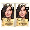 L'Oreal Paris Superior Preference Luminous Fade-Defying Permanent Hair Color, Hair Dye For Up to 9 Weeks of Radiance, Dark Brown 4, 1 Hair Dye Kit Beauty & Personal Care L'Oreal Paris