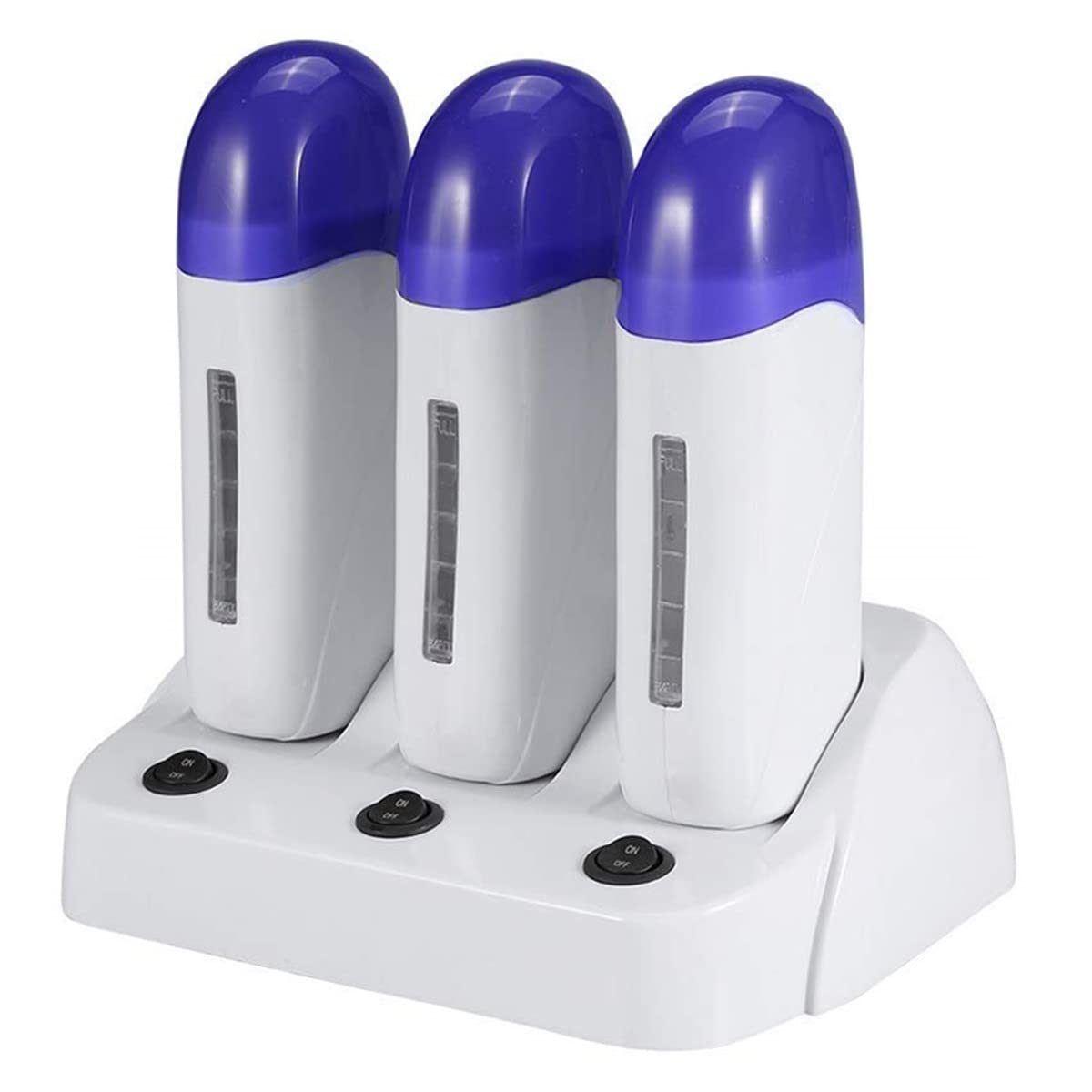 Wax Hair Removal Portable Hair Roller Epilator Machine Set, Wax Warmer Hair Removal Machine Electric Depilatory Roll On Wax Heater Home Waxing Machine Beauty and Personal Care YUYTE