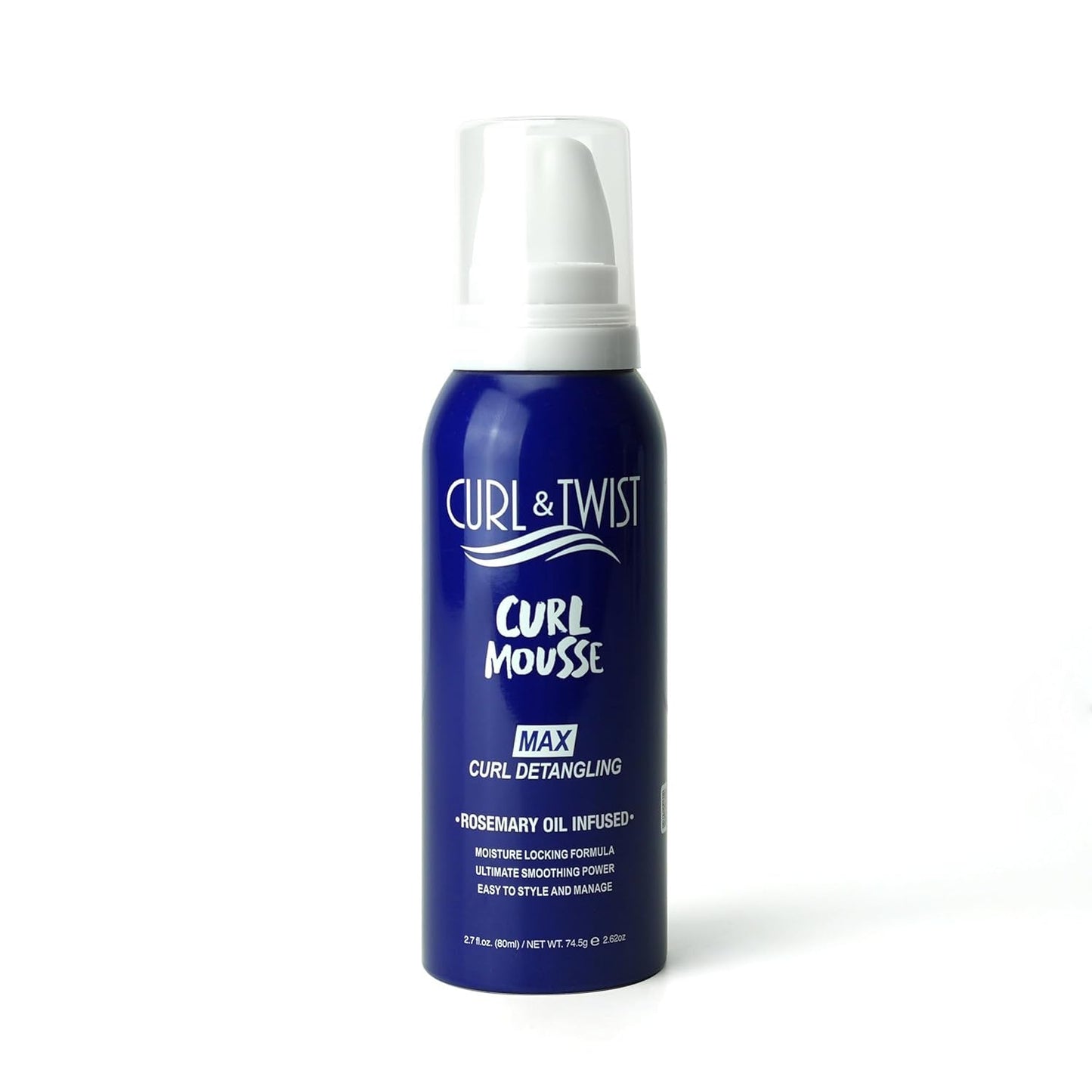 Curl & Twist Supreme Curl Detangling Mousse 2.7fl oz/ 80ml Travel Size Infused with Rosemary, Olive, and Castor Oil Adds Moisture Prevent Dryness Beauty & Personal Care EBIN NEW YORK