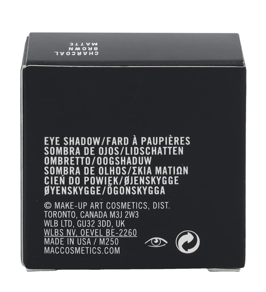MAC Eye Shadow Mini Eyeshadow Color Charcoal Brown Matte (Eye Shadow) 0.053 oz