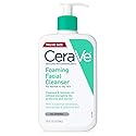 CeraVe Foaming Facial Cleanser, Daily Face Wash for Oily Skin, Hyaluronic Acid + Ceramides + Niacinamide, Fragrance Free & Paraben Free, Non-Drying Beauty & Personal Care CeraVe
