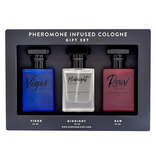 RawChemistry - A Pheromone Infused Mens Cologne Gift Set - Set of 3 Colognes Beauty & Personal Care RawChemistry