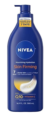 NIVEA Lotion Nourishing Skin Firming 16.9 Ounce Pump (500ml) (3 Pack) Beauty & Personal Care NIVEA