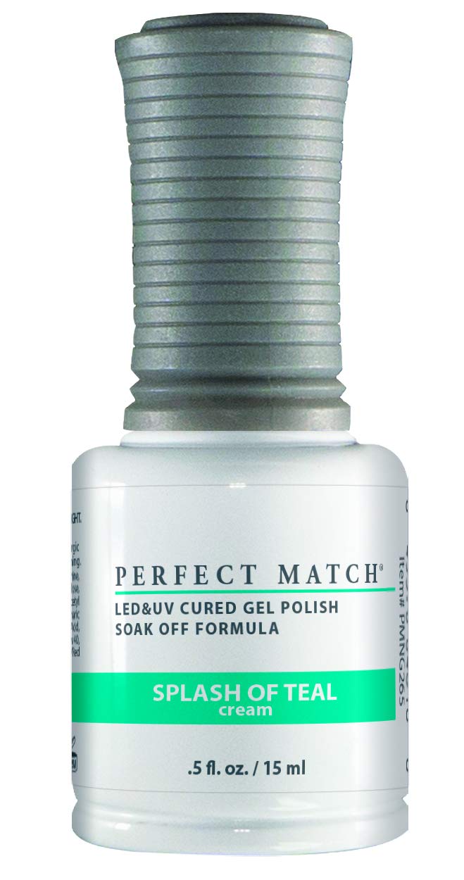 LECHAT Perfect Match Gel Polish, Splash of Teal, 0.5 Fl Oz