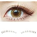 Dorisue Bottom lashes Natural Lower lashes Bottom eyelashes Black or Brown Eyelashes natural look face lashes set 10 Pairs lashes pack Beauty & Personal Care Dorisue