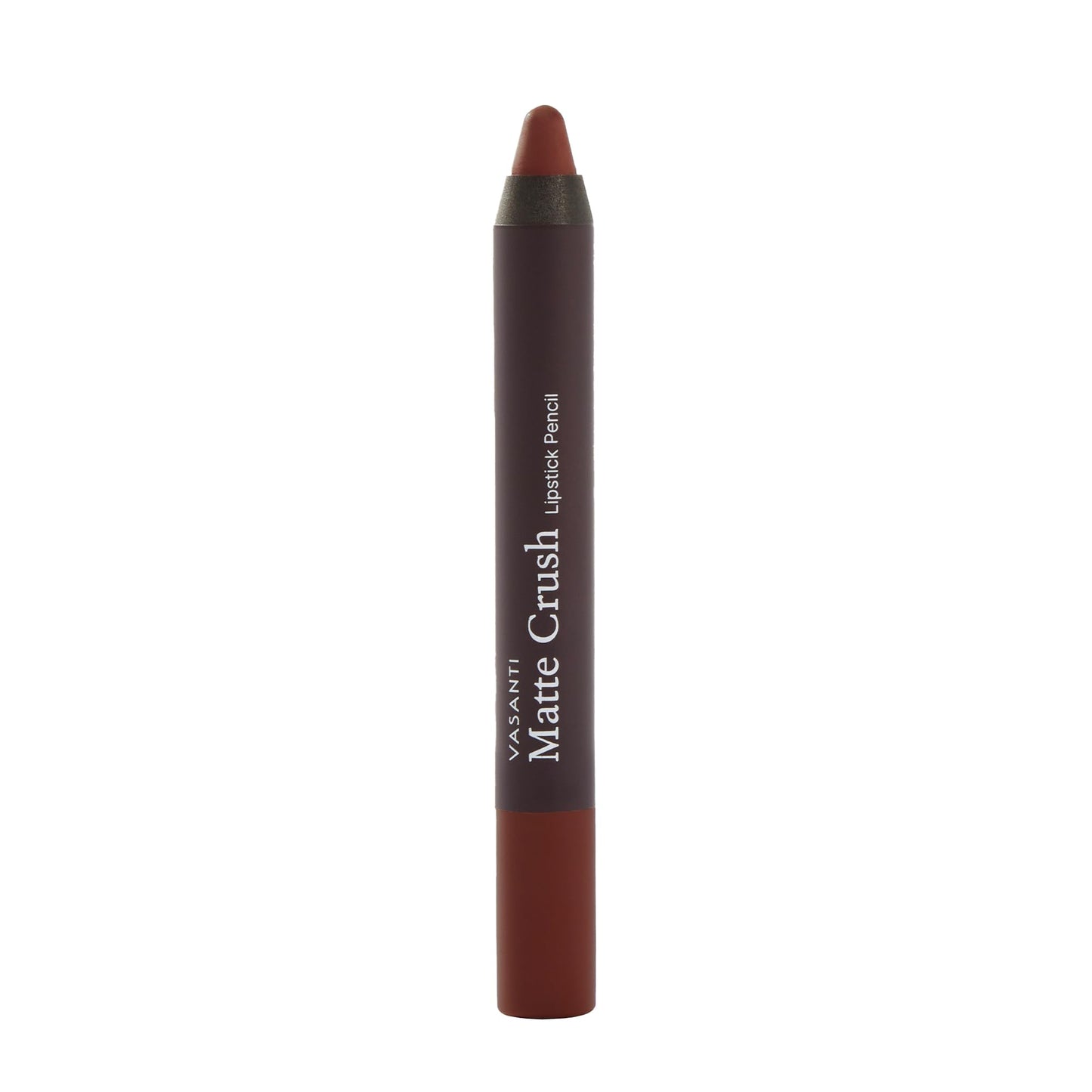 VASANTI Matte Crush Lipstick Pencil (Brownie Bite) | Long-Lasting, Water-Resistant Lip Liner Pencil that Won’t Smudge | Highly Pigmented, Soft Matte Beauty & Personal Care VASANTI