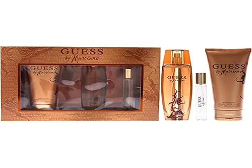 Guess by Marciano 3 Pc Gift Set 3.4oz EDP Spray, 0.5oz Travel Spray, 6.7oz Body Lotion GIFTSET Beauty & Personal Care GUESS