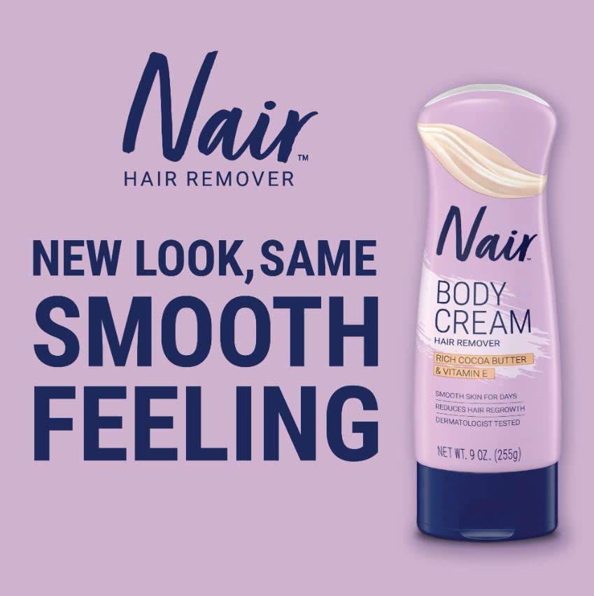 Nair Hair Remover Lotion Cocoa Butter & Vitamin-E 9 Ounce (266ml) (6 Pack) Beauty & Personal Care Nair