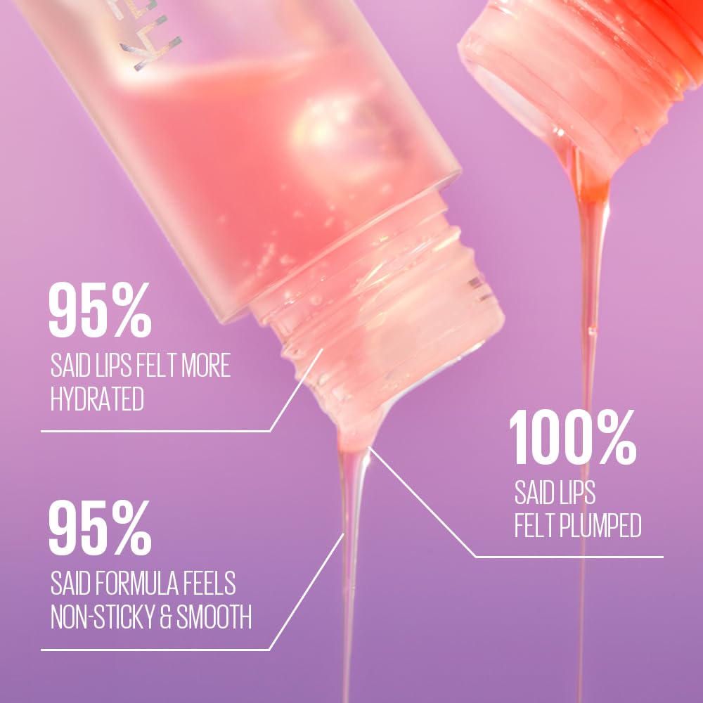 Kaja Lip Plumping - Juicy Glass 07 Fig Smoothie - Hydrating, Feel Plumped and Lightweight with Vitamin Tree Fruit Oil, Vegan, Cruelty-Free, Clear Tint Beauty and Personal Care Kaja
