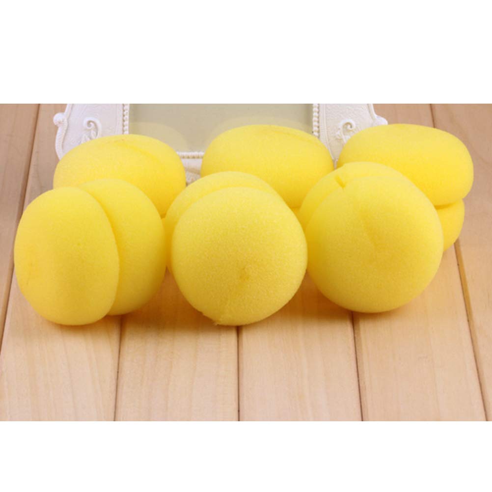 Beaupretty Hair Curler Sponge Rollers 12 Pcs Mushroom Round Foam Balls Soft Hair Styling Tool for Women Overnight Diy Curlers