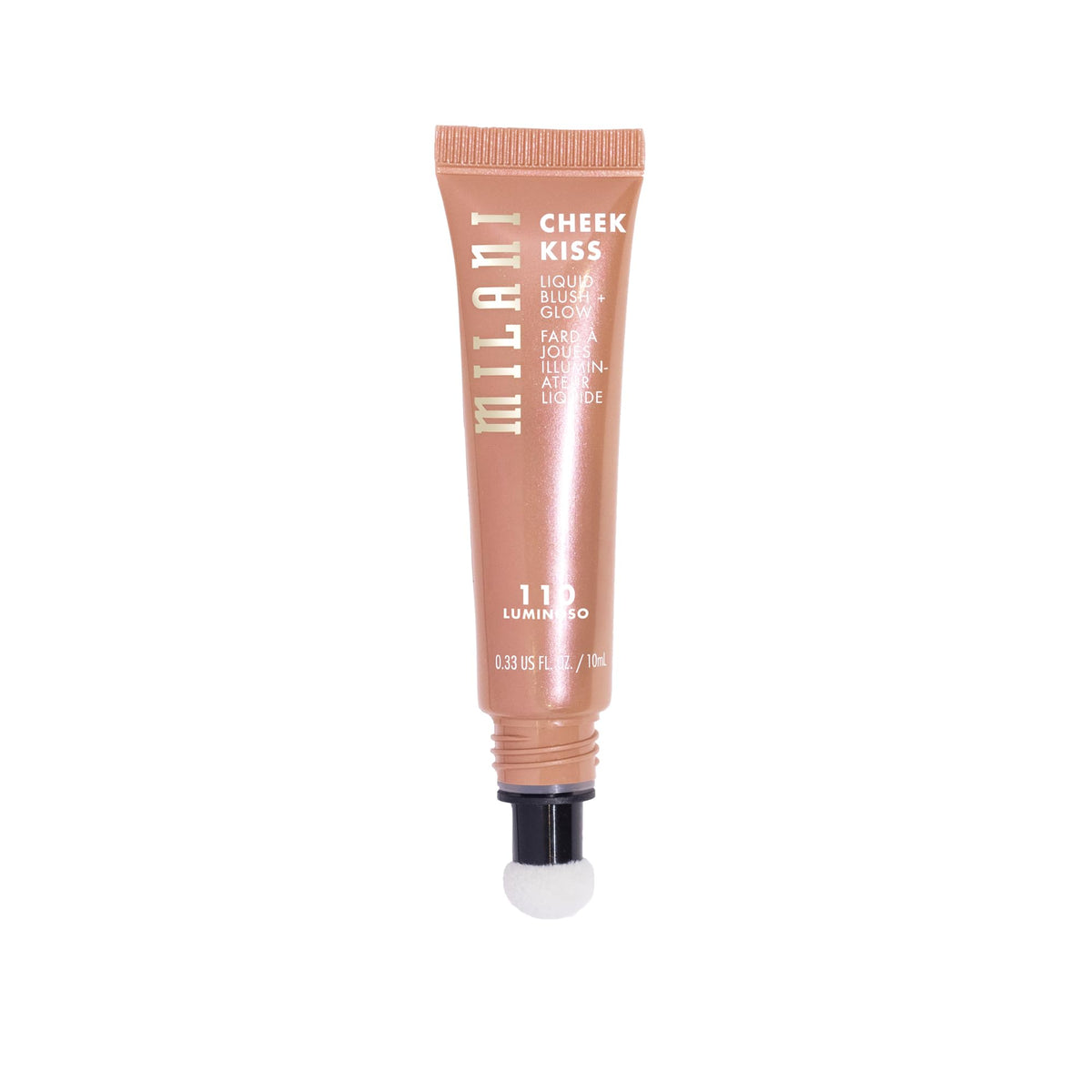 Milani Cheek Kiss Blush + Glow, Liquid Blush and Highlighter - Luminoso