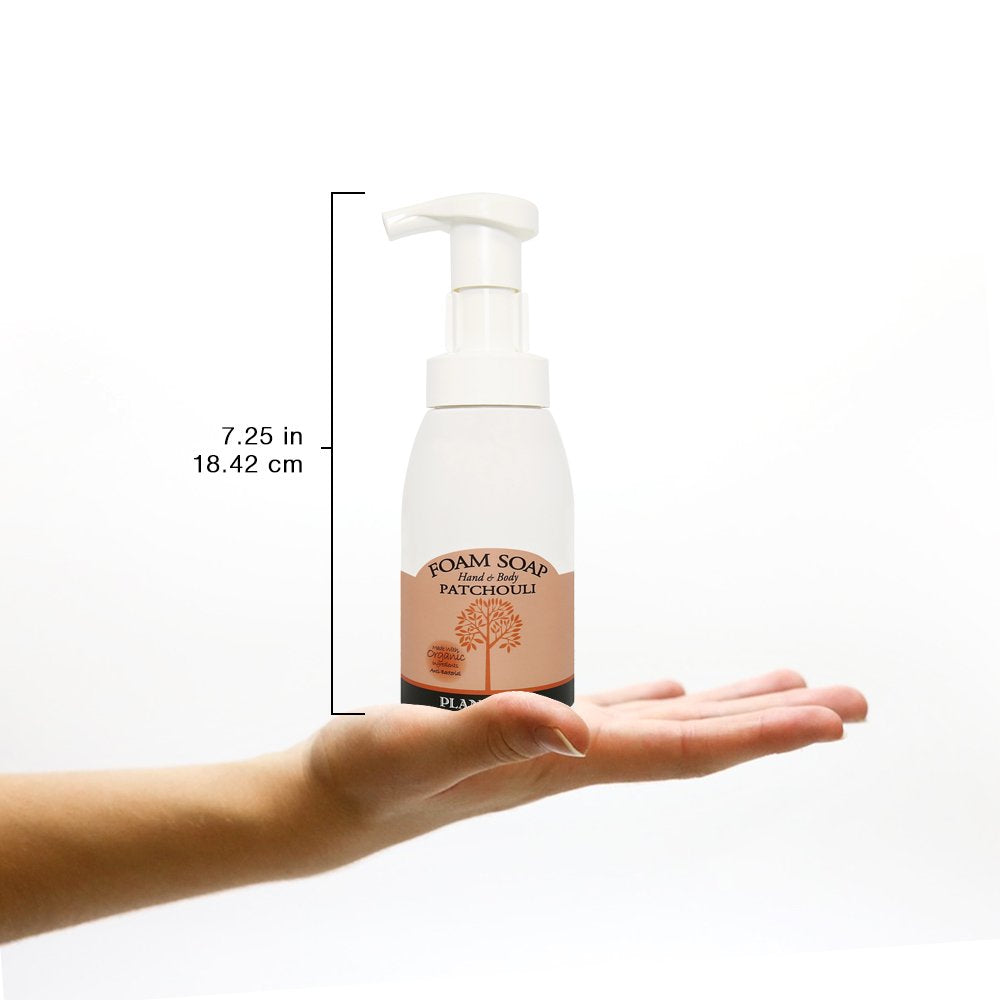 Plantlife Patchouli Foam Soap - Gentle, Moisturizing, Plant based Foam Soap - Ideal for use as a Hand & Body wash, Shaving Cream, and Foaming Fun Beauty & Personal Care Plantlife