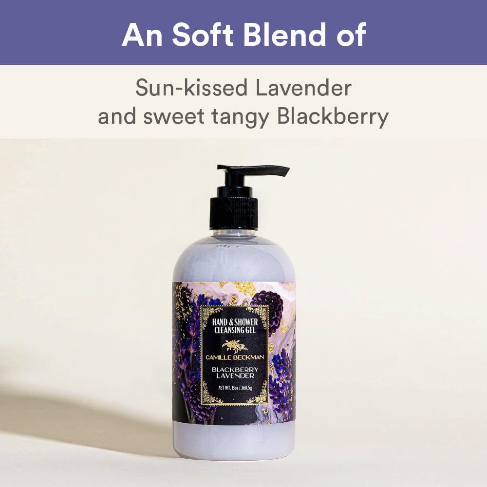 Camille Beckman Hand and Shower Cleansing Gel, Blackberry Lavender, 13 Ounce Beauty & Personal Care Camille Beckman